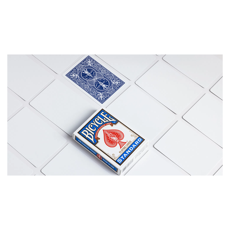 Magnetic Card - Bicycle Cards (2 Per Package) Blank Face Blue by Chazpro
