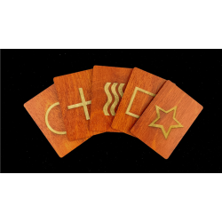 Wooden ESP Cards by Joker Magic