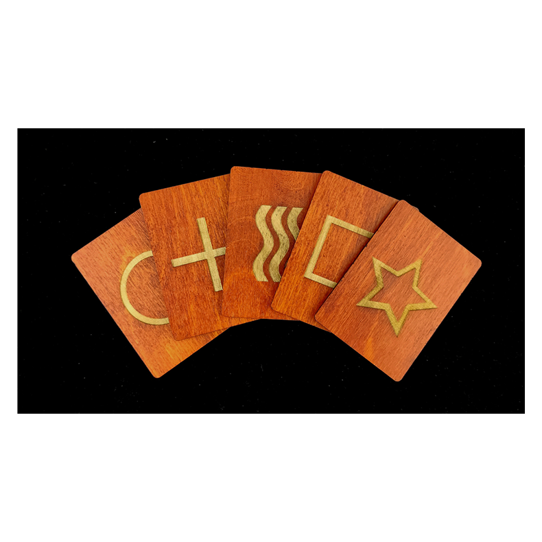 Wooden ESP Cards by Joker Magic
