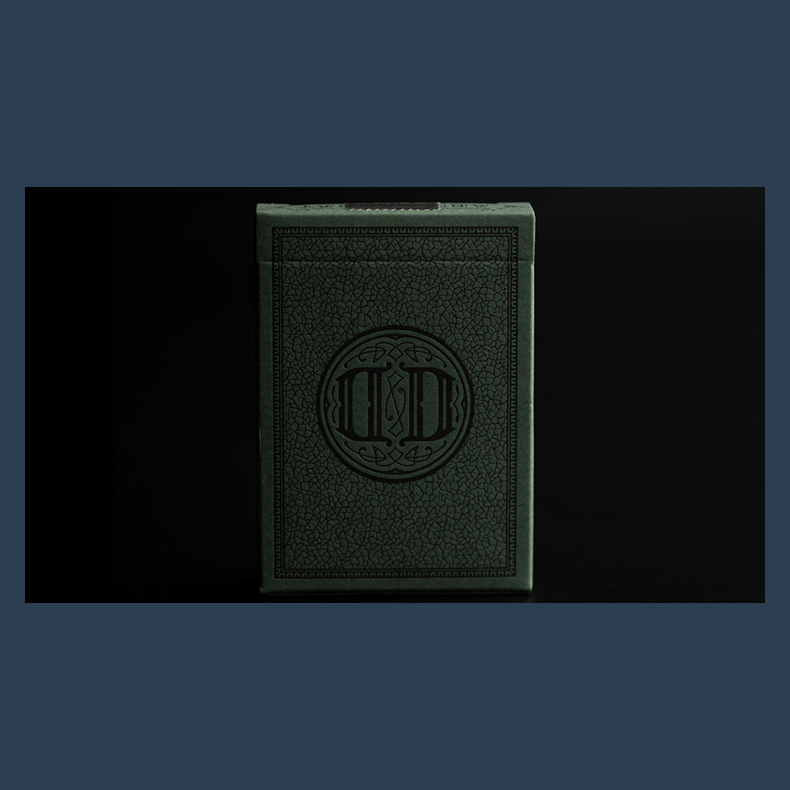 Smoke &amp; Mirrors Anniversary Edition: Green Playing Cards by Dan &amp; Dave