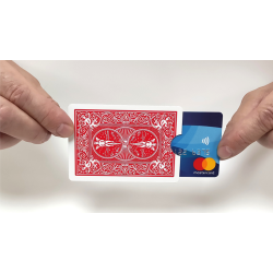 Credit Card Holder (Made from Blue Bicycle cards) by Joker Magic 