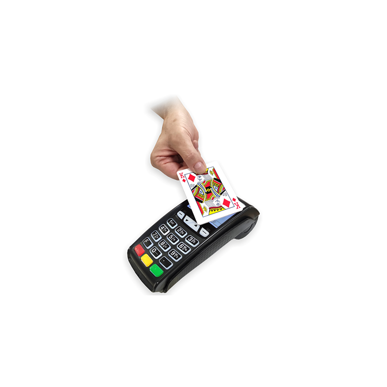 Credit Card Holder (Made from Red Bicycle cards) by Joker Magic 