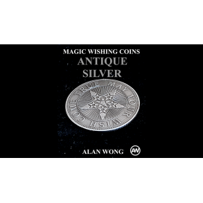 Magic Wishing Coins Antique Silver (12 Coins) by Alan Wong 