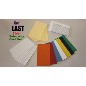 Mental Telepathy Cards (Color) by Chazpro Magic