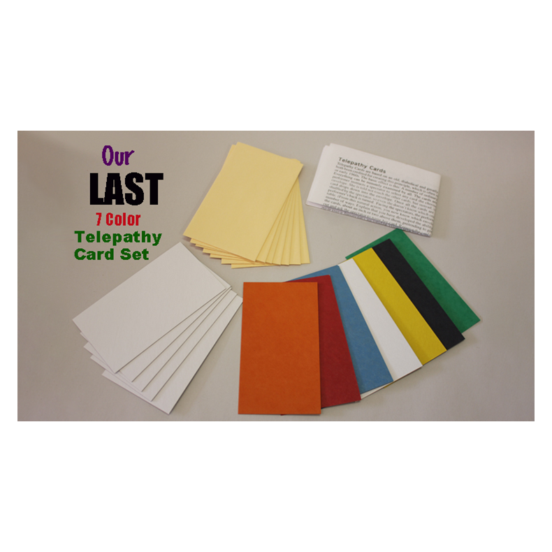 Mental Telepathy Cards (Color) by Chazpro Magic