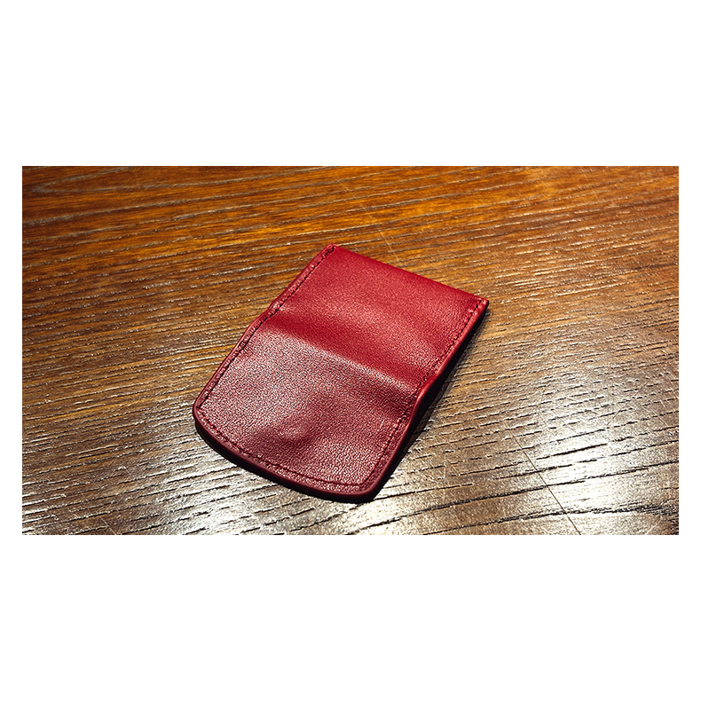 The Cowhide Coin Wallet (Red) by Bacon Magic