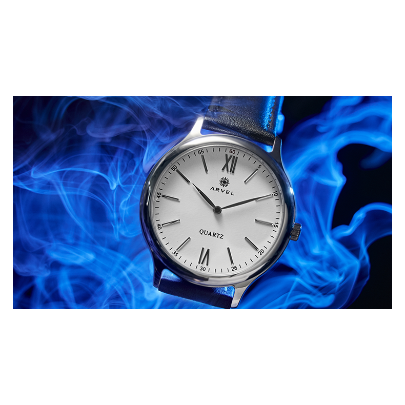 IARVEL WATCH (Silver Watchcase White Dial) by Iarvel Magic and Bluether Magic