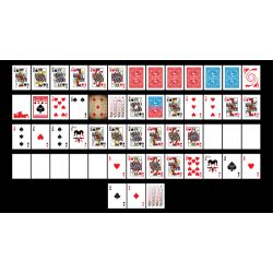 Elite Night Flight (Gaff) Playing Cards by Steve Dela 