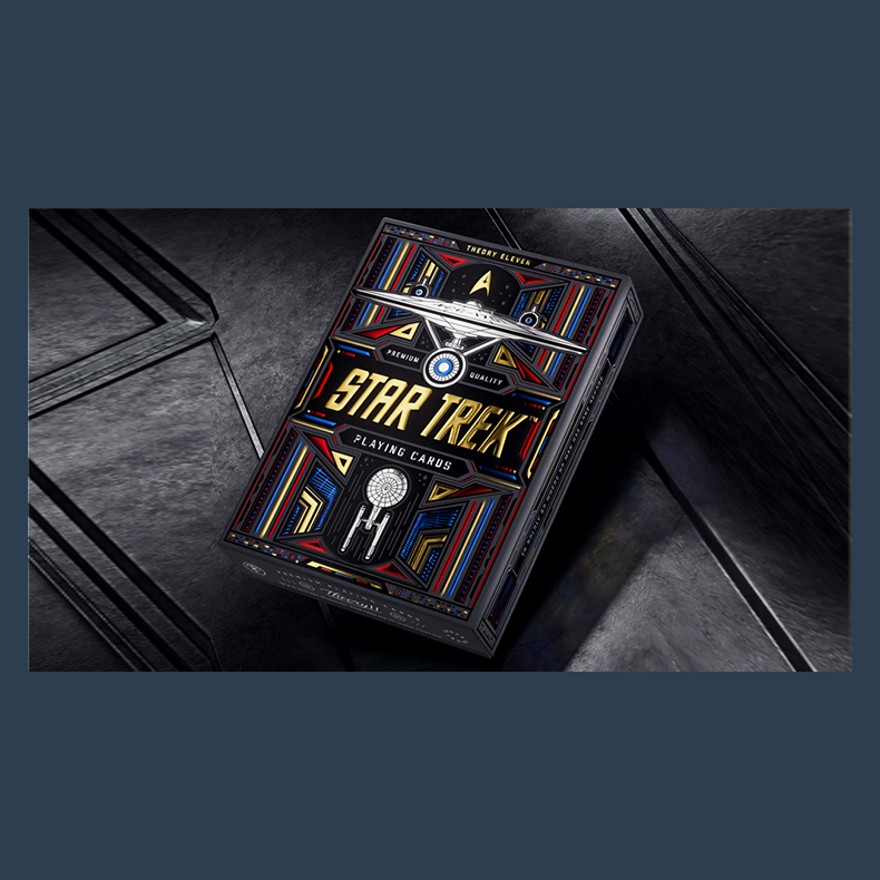 Star Trek Dark Edition (Black) Playing Cards by theory11