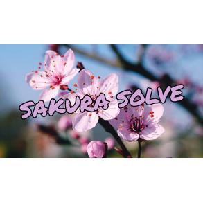 SAKURA SOLVE by Cyril Hubert and JJ Team video DOWNLOAD