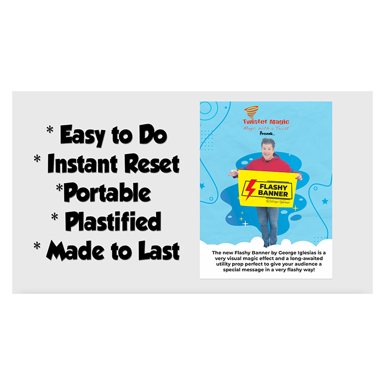 FLASHY BANNER (THE END) by George Iglesias &amp; Twister Magic