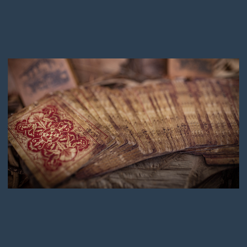 Deadwood Marked (Red) Playing Cards by Matthew Wright and Mark Bennett