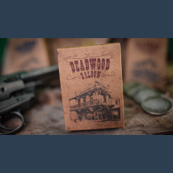 Deadwood Marked (Red) Playing Cards by Matthew Wright and Mark Bennett