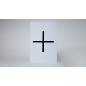 Bicycle Jumbo Gaff Card Double Face (Cross/Wavy Lines)