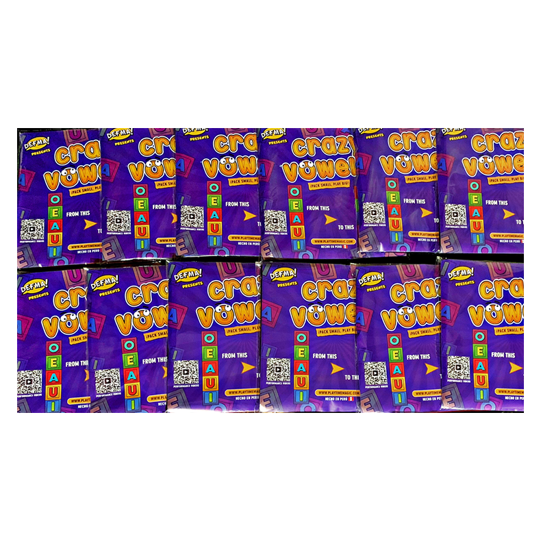 Crazy Vowels by PlayTime Magic DEFMA