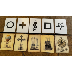 Dr Nevin's Psychic Testing Cards (ESP Set) by Dead Rebel Productions