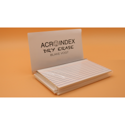 Six Acro Index (Stage) Dry Erase by Blake Vogt