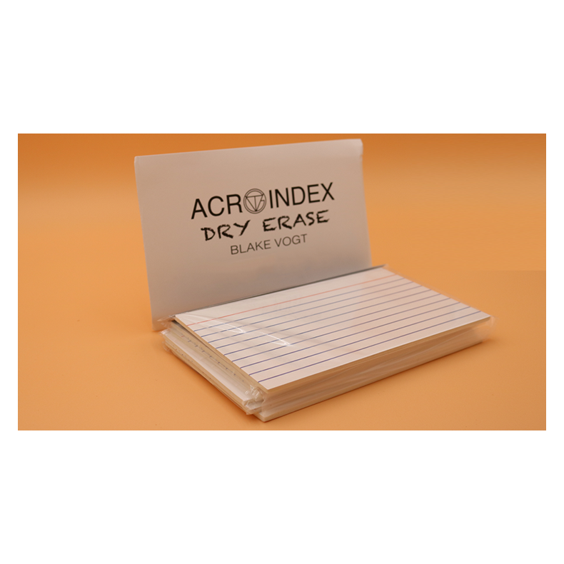 Six Acro Index (Stage) Dry Erase by Blake Vogt