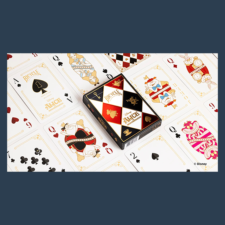 Bicycle Disney Alice in Wonderland Playing Cards by US Playing Card Co
