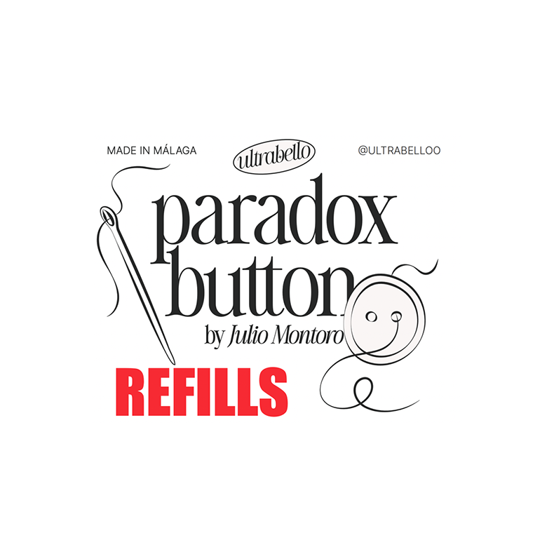 Paradox Button Refill (10 buttons + 1 envelope) by Julio Montoro and Ultrabello