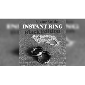 Instant Ring (silver/black, Size 10) by Viktor Voitko