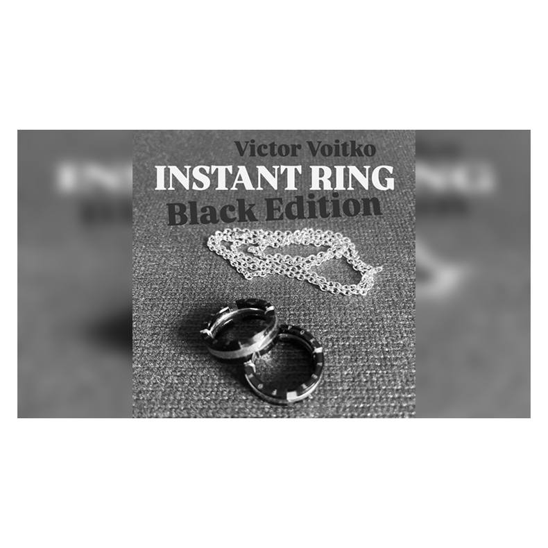 Instant Ring (silver/black, Size 10) by Viktor Voitko