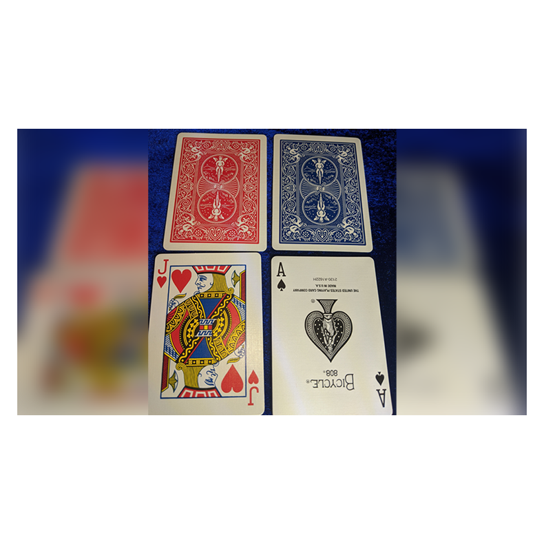 Magnetic Card - Bicycle Cards (2 Per Package) Double Face Cards by Chazpro