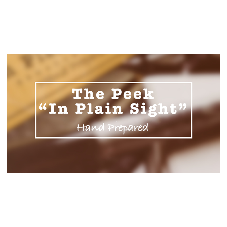 The Peek- In Plain Sight by Casper Ryan