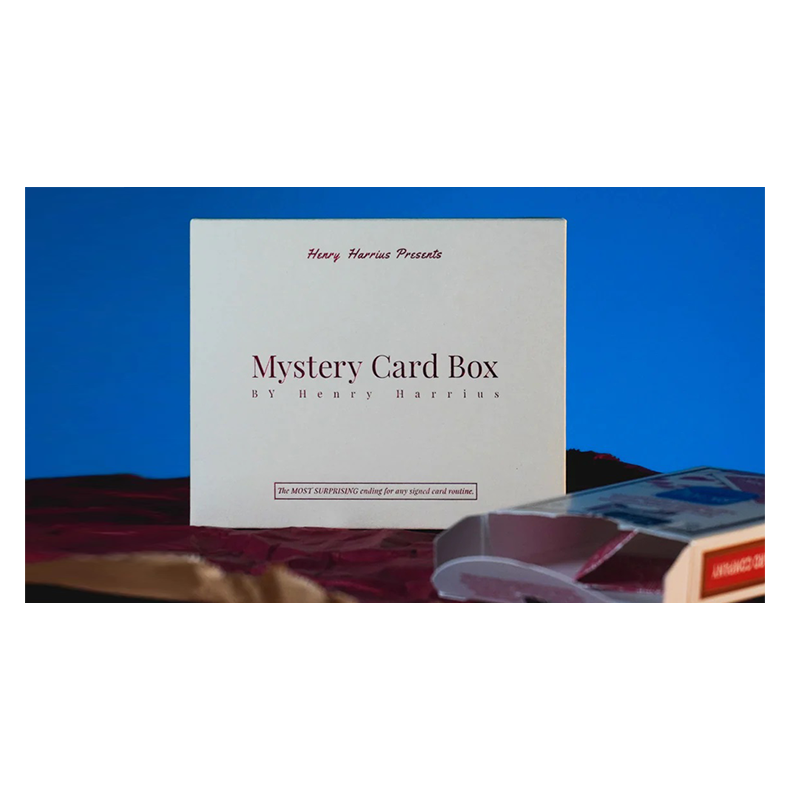 Mystery Card Box (Blue) by Henry Harrius