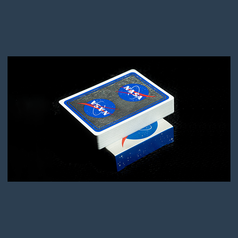 NASA Foil Meatball Logo Playing Cards