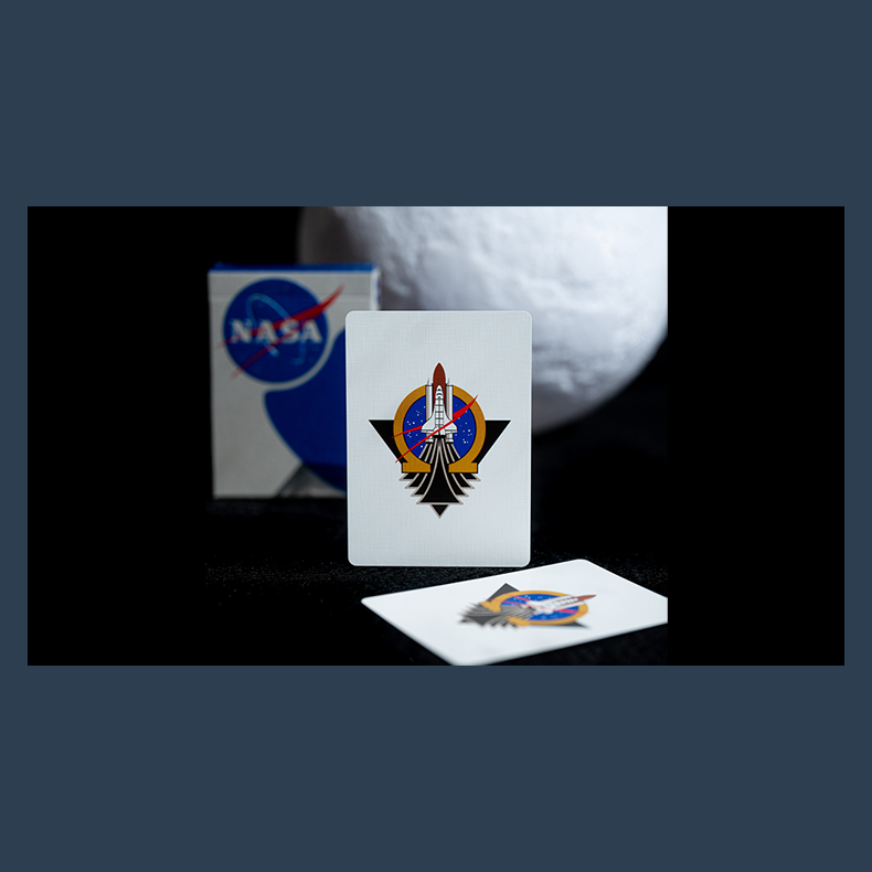 NASA Foil Meatball Logo Playing Cards