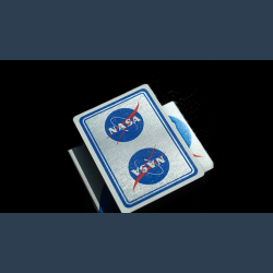 NASA Foil Meatball Logo Playing Cards
