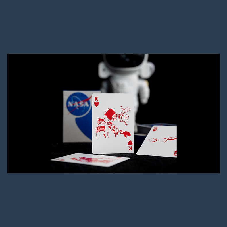NASA Foil Meatball Logo Playing Cards