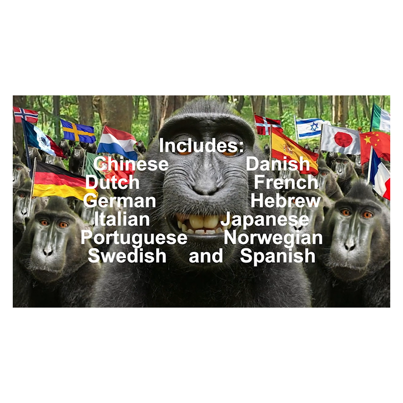 100th Monkey Multi-Language by Chris Philpott