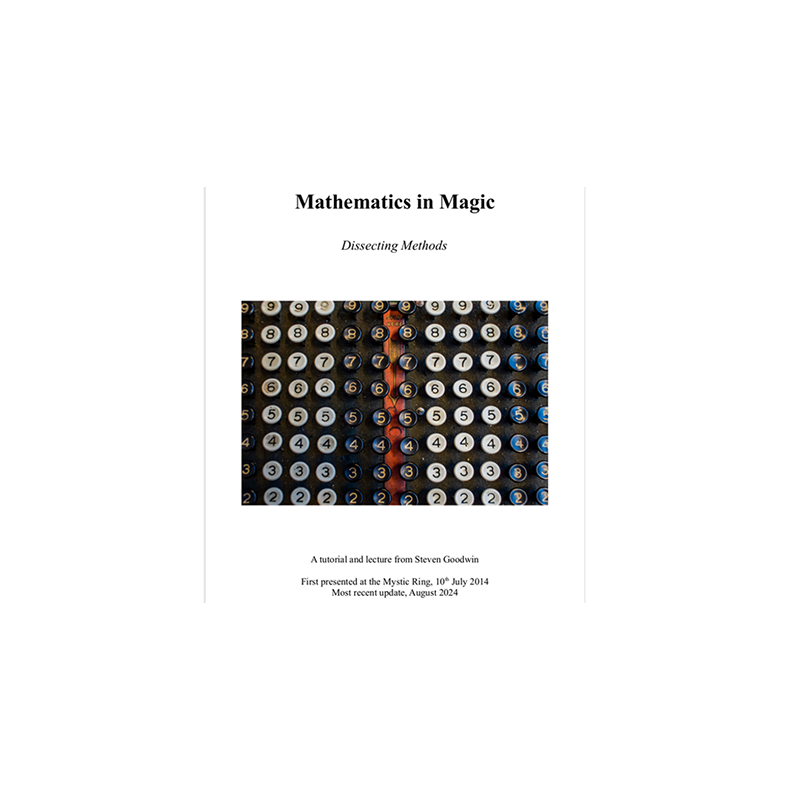The Maths in Magic by Steven Goodwin eBook