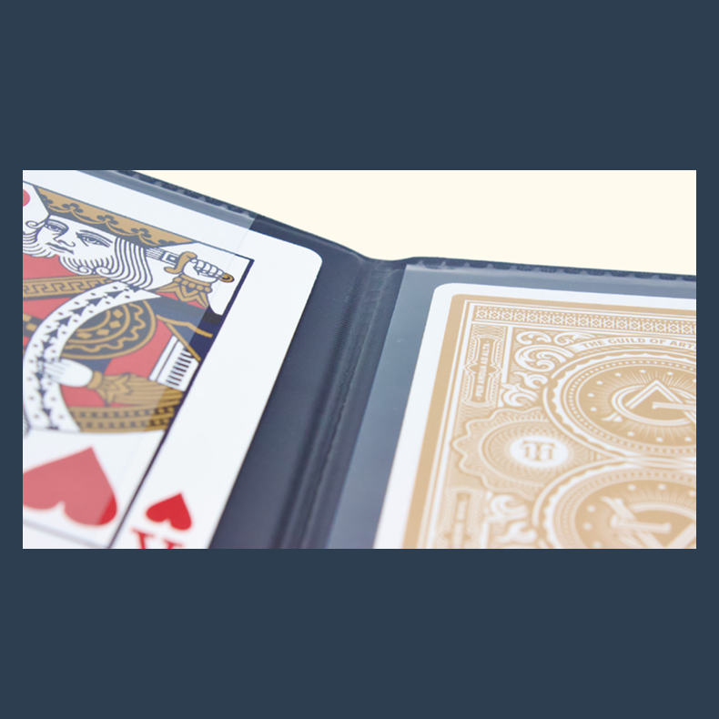Card Holder Deluxe (2 transparent pockets + 1 hidden pocket)