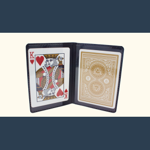 Card Holder Deluxe (2 transparent pockets + 1 hidden pocket)