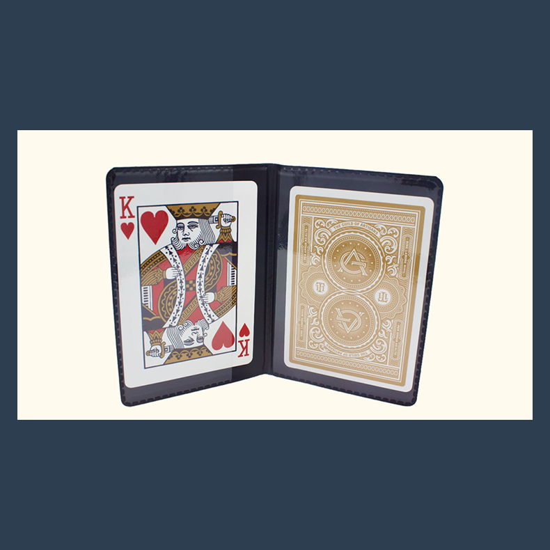 Card Holder Deluxe (2 transparent pockets + 1 hidden pocket)