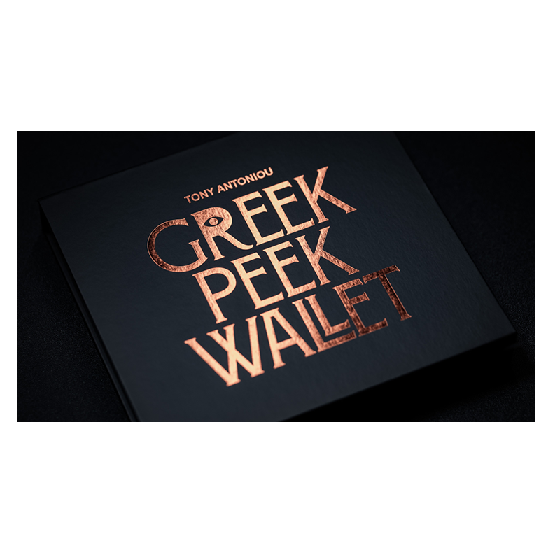 Greek Peek Wallet by Tony Antoniou