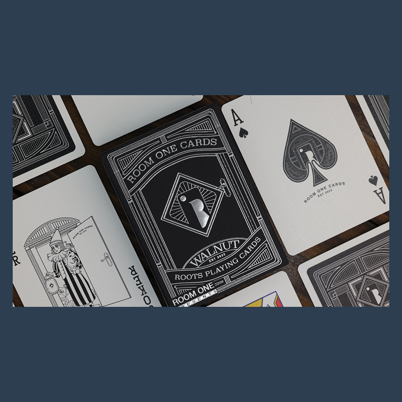 Roots Playing Cards (Walnut) by Room One