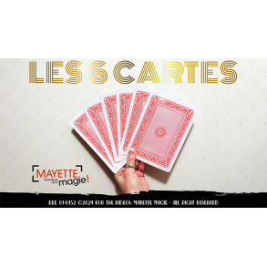 SIXCARDS The 6 Cards by Mayette Magie Moderne