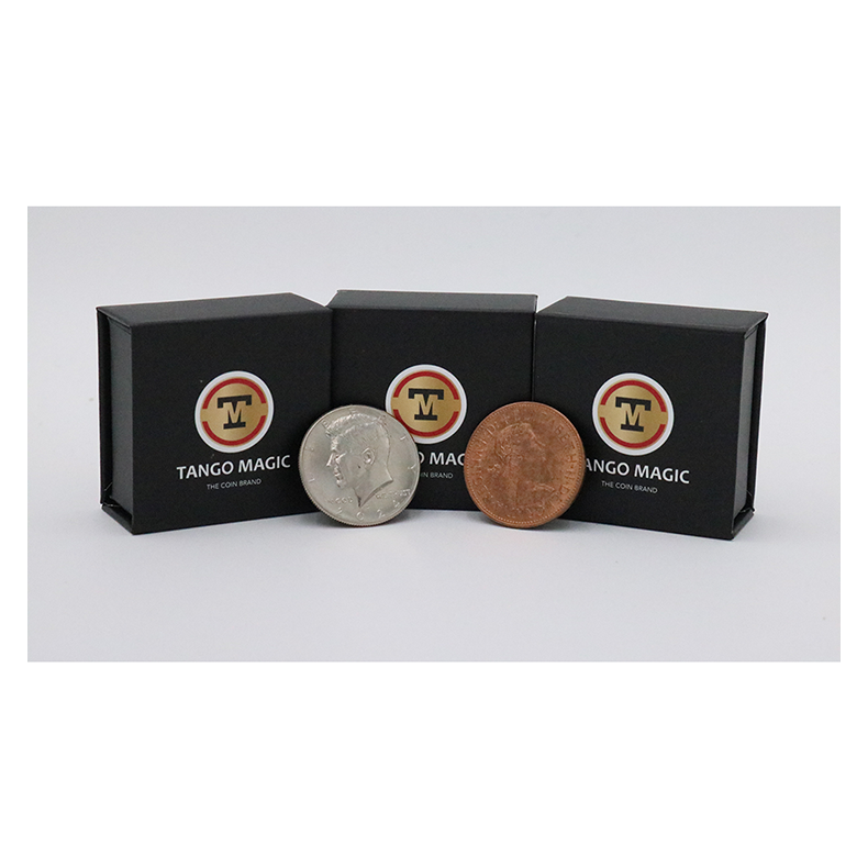 Super Scotch and Soda (US Half Dollar and English Penny) by Tango Magic