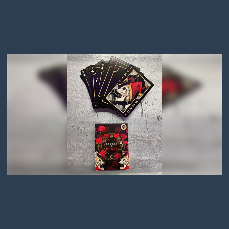 Skulls and Roses Playing cards