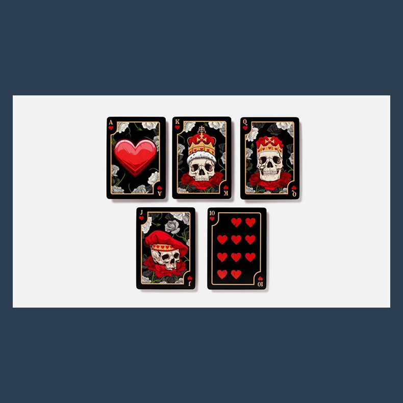 Skulls and Roses Playing cards