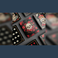Skulls and Roses Playing cards