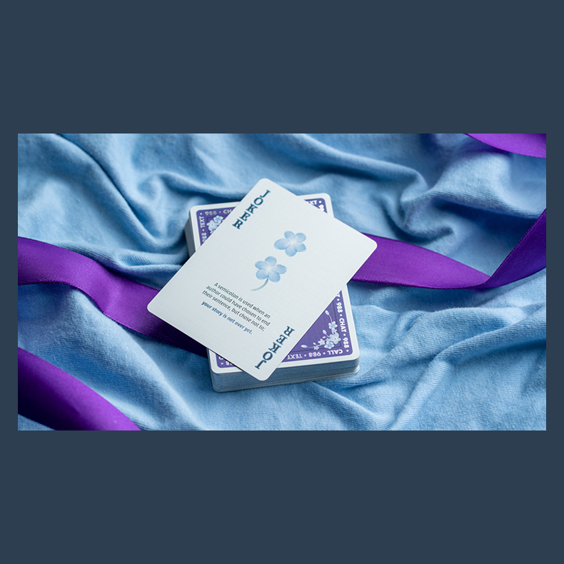 988 Lifeline Playing Cards by EmilySleights52