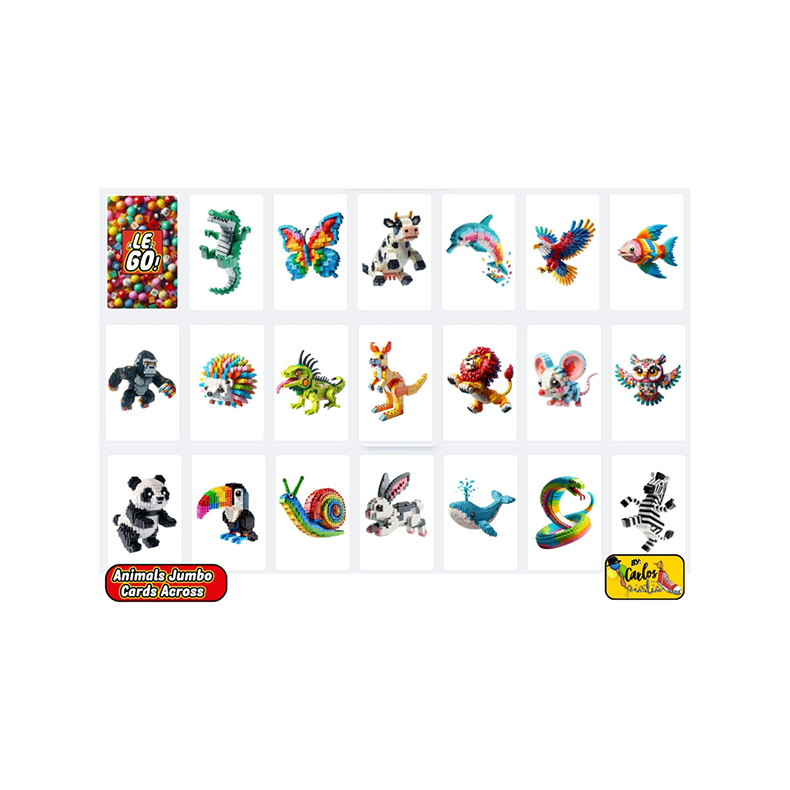 JUMBO ACROSS CARD aLExGO! by Carlos Sicilia