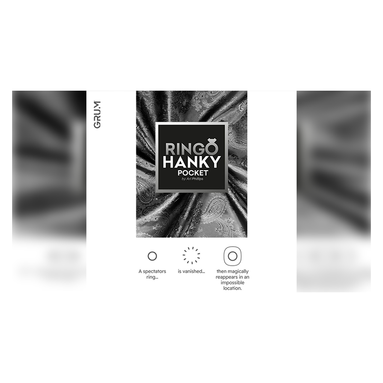 Ringo Hanky Pocket (Black for BABU) by GRUM