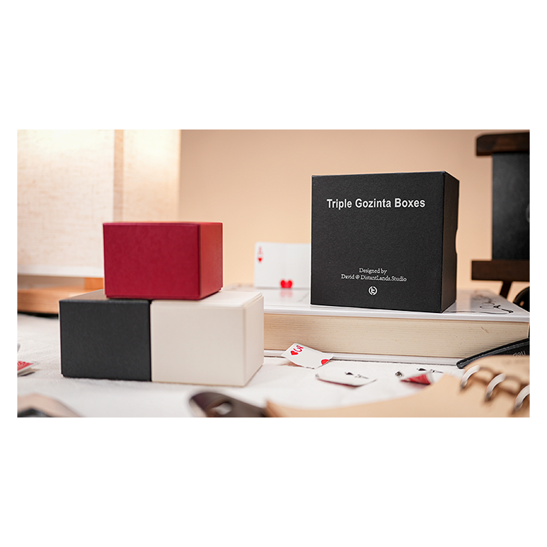 Triple Gozinta Boxes by Ivo David Oliveira &amp; TCC Magic