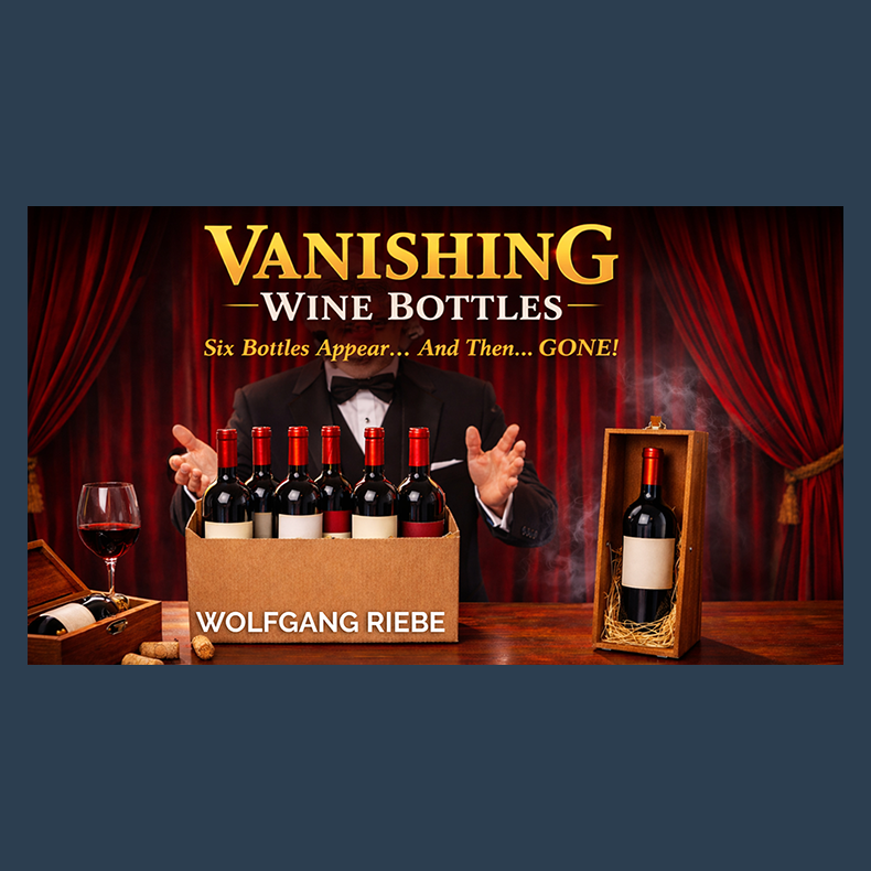 Vanishing Wine Bottles 2.0 by Wolfgang Riebe (Mixed Media DOWNLOAD)